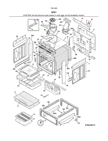 Body parts for Kenmore Range 790.32609317 (79032609317, 790 32609317) from AppliancePartsPros.com
