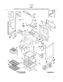 Body parts for Kenmore Range 790.74039312 (79074039312, 790 74039312) from AppliancePartsPros.com