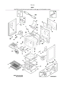 Body parts for Kenmore Range 790.74232312 (79074232312, 790 74232312) from AppliancePartsPros.com
