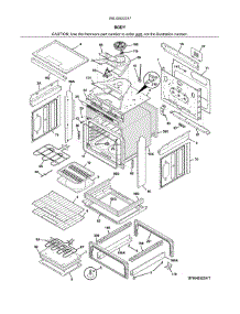 Body parts for Kenmore Range 790.42523317 (79042523317, 790 42523317) from AppliancePartsPros.com