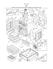 Body parts for Kenmore Range 790.32613318 (79032613318, 790 32613318) from AppliancePartsPros.com