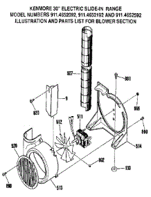 Parts For Kenmore 9114652592 Range Appliancepartspros Com