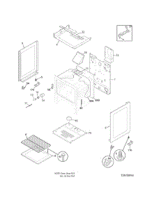 Body parts for Kenmore Range 790.73039311 (79073039311, 790 73039311) from AppliancePartsPros.com