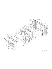 Door parts for Kenmore Range 790.42539312 (79042539312, 790 42539312) from AppliancePartsPros.com
