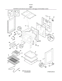 Body parts for Kenmore Range 790.93012311 (79093012311, 790 93012311) from AppliancePartsPros.com