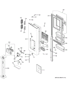 Dispenser Door parts for Ge Refrigerator GYE18JMLGFES from AppliancePartsPros.com