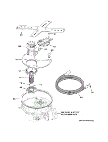Sump & Filter Assembly parts for Ge Dishwasher GDT720SGF2BB from AppliancePartsPros.com