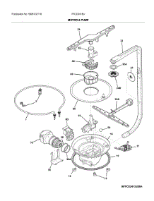 Motor & Pump parts for Frigidaire Dishwasher FFCD2418US0A from AppliancePartsPros.com