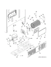 Machine Compartment parts for Ge Refrigerator PFD28KSLGSS from AppliancePartsPros.com