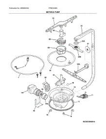Motor & Pump parts for Frigidaire Dishwasher FFBD2406NB11B from AppliancePartsPros.com