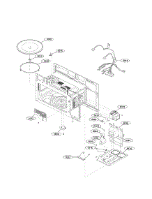 Interior Parts parts for Lg Microwave LMH2235ST/00 from AppliancePartsPros.com