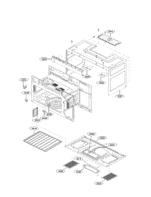 Oven Cavity Parts parts for Lg Microwave LMV2031BD/00 from AppliancePartsPros.com