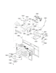 Interior Parts parts for Lg Microwave LMV2031SW/00 from AppliancePartsPros.com