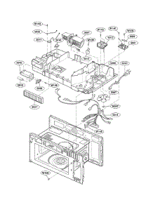 Interior Parts(Ii) parts for Lg Microwave LMV2053ST/00 from AppliancePartsPros.com