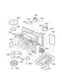 Interior Parts(I) parts for Lg Microwave LMV2053ST/00 from AppliancePartsPros.com