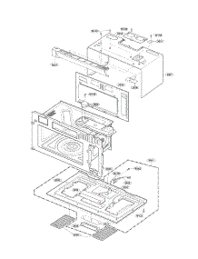 Oven Cavity Parts parts for Lg Microwave LMVH1711ST/00 from AppliancePartsPros.com