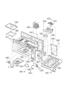 Interior Parts(I) parts for Lg Microwave LMV2073ST/00 from AppliancePartsPros.com
