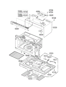 Oven Cavity parts for Lg Microwave LMV2083SB/00 from AppliancePartsPros.com