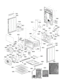 Lower Cavity Parts parts for Lg Range LDG4313ST/00 from AppliancePartsPros.com
