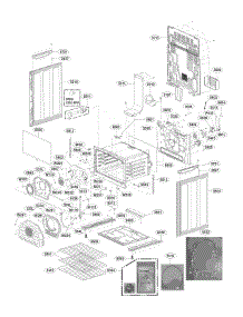 Lower Cavity Parts parts for Lg Range LDG4315ST/00 from AppliancePartsPros.com