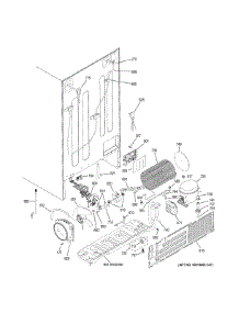 Machine Compartment parts for Ge Refrigerator GSE23GGKKCCC from AppliancePartsPros.com