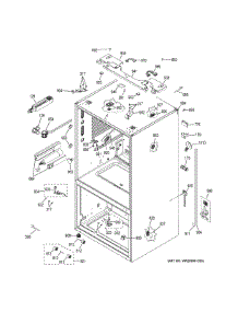 Case Parts parts for Ge Refrigerator CWE23SP3MBW2 from AppliancePartsPros.com
