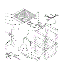 Frame And Lid Parts parts for Kenmore Dishwasher 465.13342600 (46513342600, 465 13342600) from AppliancePartsPros.com