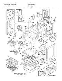 Body parts for Frigidaire Range FGEF3059TFG from AppliancePartsPros.com