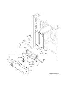 Fresh Food Section parts for Ge Refrigerator CFE28TSHQSS from AppliancePartsPros.com
