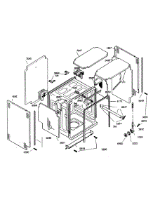 Tank Assy parts for Kenmore Dishwasher 630.16303400 (63016303400, 630 16303400) from AppliancePartsPros.com