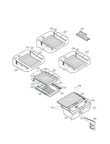 Refrigerator parts for Lg Refrigerator LFC20760SB/00 from AppliancePartsPros.com