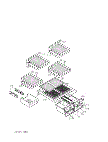 Refrigerator Parts parts for Lg Refrigerator LFX25960ST/00 from AppliancePartsPros.com