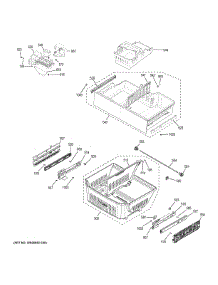 Freezer Shelves parts for Ge Refrigerator GNE29GSKISS from AppliancePartsPros.com