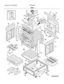 Body parts for Frigidaire Range FFES3026TBD from AppliancePartsPros.com