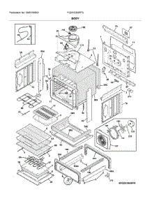 Body parts for Frigidaire Range FGDS3065PFS from AppliancePartsPros.com