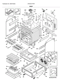 Body parts for Frigidaire Range CPEH3077RFH from AppliancePartsPros.com