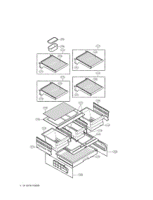 Refrigerator Parts parts for Lg Refrigerator LFC25770ST/00 from AppliancePartsPros.com