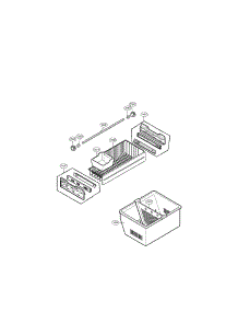 Freezer Parts parts for Lg Refrigerator LFC25760SW/00 from AppliancePartsPros.com