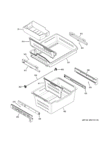 Freezer Shelves parts for Ge Refrigerator GNE27JMMAFES from AppliancePartsPros.com