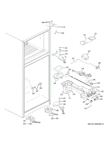 Fresh Food Section parts for Ge Refrigerator GIE18ETHPRWW from AppliancePartsPros.com