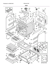 Body parts for Frigidaire Range FPEH3077RFF from AppliancePartsPros.com