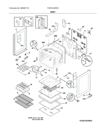 Body parts for Frigidaire Range FGEF3030PWD from AppliancePartsPros.com