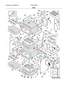 Body parts for Frigidaire Range FGEF306TPFB from AppliancePartsPros.com