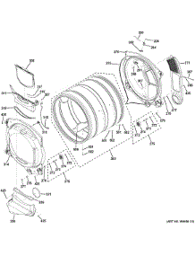 Drum parts for Ge Dryer GFDR485GF1MC from AppliancePartsPros.com