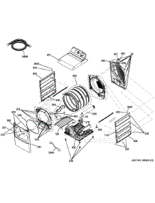Cabinet parts for Ge Dryer GTDS855GD1MC from AppliancePartsPros.com