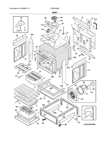 Body parts for Frigidaire Range FGES3065PWN from AppliancePartsPros.com