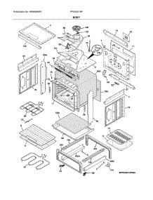 Body parts for Frigidaire Range FFES3015PSH from AppliancePartsPros.com