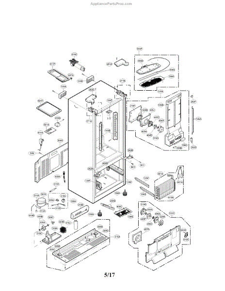 LG ADQ36763411 Water Filter Assembly (AP6028230) - AppliancePartsPros.com