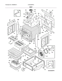 Body parts for Frigidaire Range CGIS3065PFG from AppliancePartsPros.com