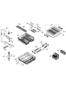 Baskets parts for Kenmore Dishwasher 630.13003018 (63013003018, 630 13003018) from AppliancePartsPros.com